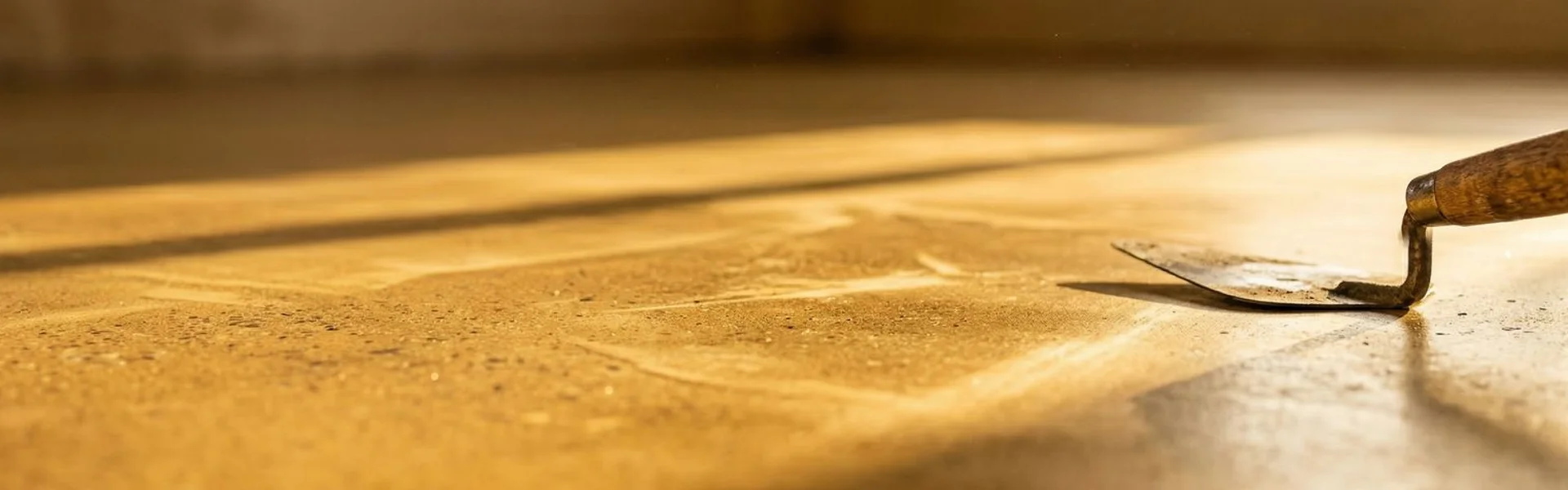 Surface béton ciré polie